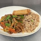 Best 鱼香牛套餐 Beef Garlic with Sauce (Combo Platter) in Maricopa, AZ